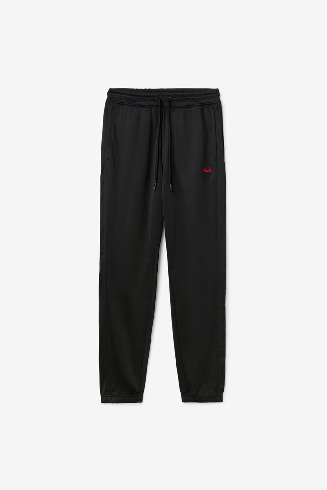 Fila Pants Albania Track Mens Black - India ARG-136740